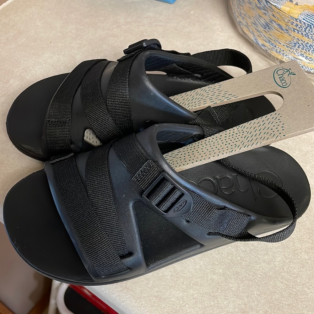 chaco size 8 chili's sport sandal black
